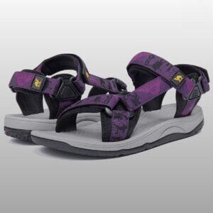 Camel Crown Womens Waterproof Hiking Arch Support Sport Sandals Purple Size 8.5